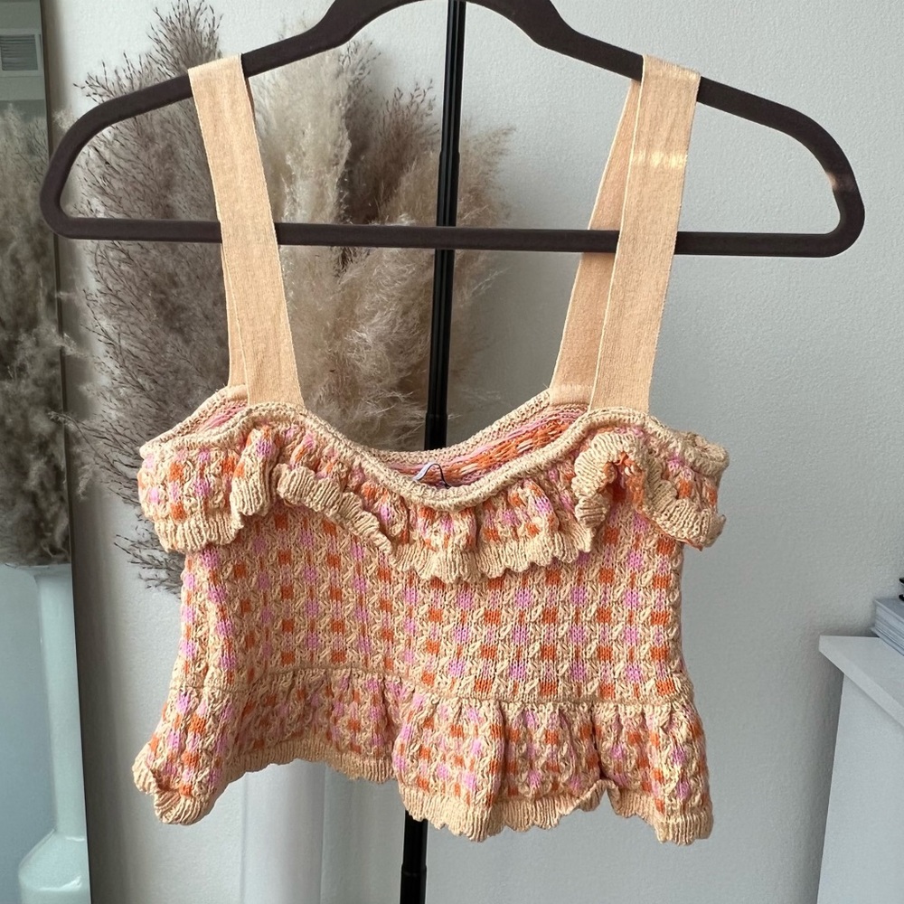 Zara crochet top